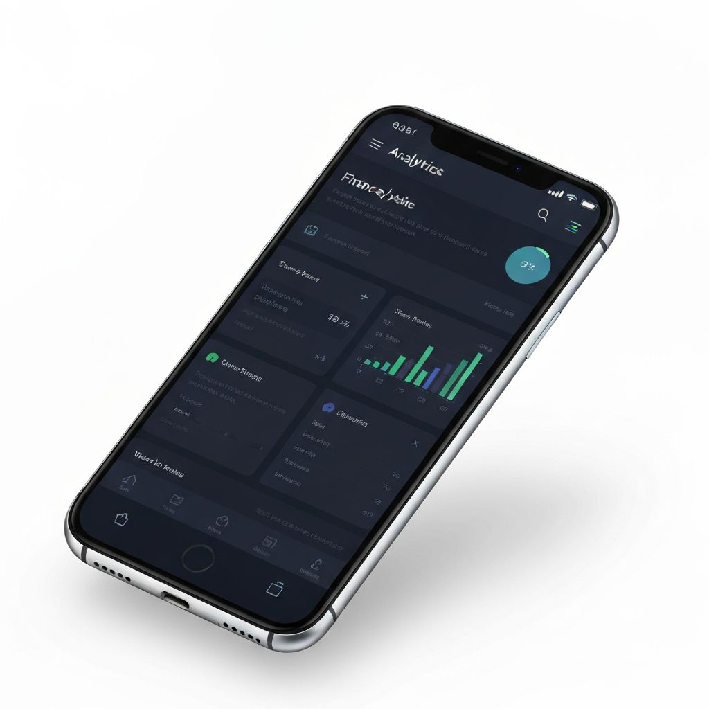 Product strategy mobile app mockup